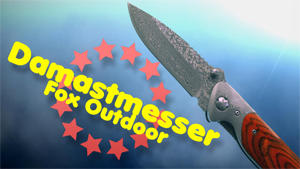 Outdoor Damastmesser Fox Klappmesser