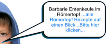 Barbarie Entenkeule im Rmertopf 