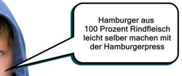 Hamburger aus 100 Prozent Rindfleisch leicht selber machen mit der Hamburgerpresse