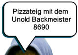 Pizzateig mit dem Unold Backmeister 8690