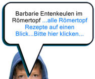 Barbarie Entenkeule im Rmertopf 