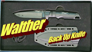 Walther Back Up Knife