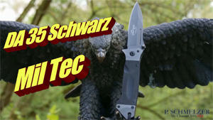 Einhandmesser DA 35 Schwarz Mil Tec