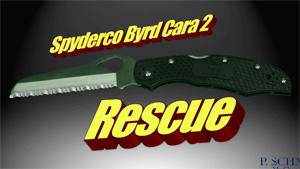 Spyderco Erwachsene Messer Byrd Cara 2 Rescue Klappmesser